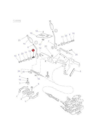 Massey Ferguson - Bearing - 3713905M1 - Farming Parts