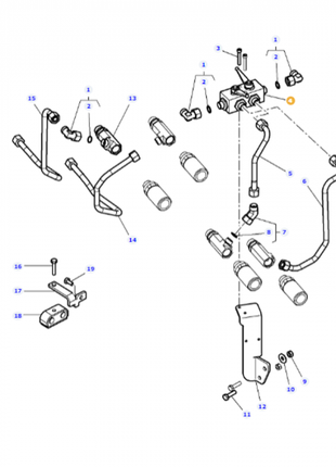 Massey Ferguson - Reversing Valve - 4358046M1 - Farming Parts