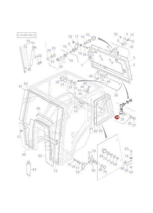 Massey Ferguson - Hinge Lower - 3477708M91 - Farming Parts