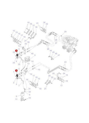 Massey Ferguson - Breather Front Linkage - 4355899M2 - Farming Parts