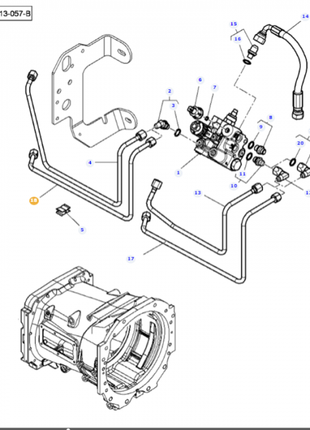 Massey Ferguson - Tube - 4361123M1 - Farming Parts