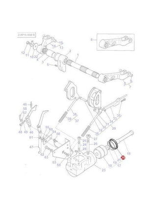 Massey Ferguson - Seal Lift Piston - 3761476M1 - Farming Parts