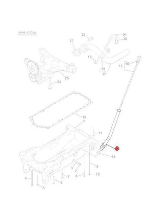 Massey Ferguson - Tube Dipstick - 4226118M91 - Farming Parts