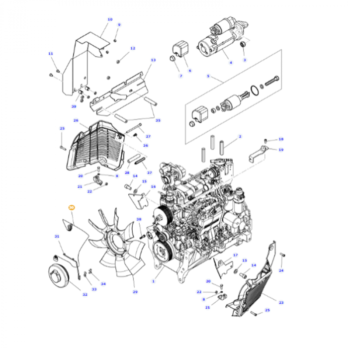 Massey Ferguson - Harness - 4374489M1 - Farming Parts