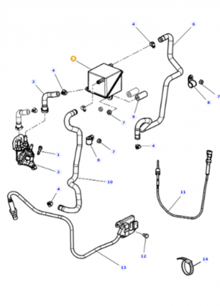 Massey Ferguson - Tank - 4380934M1 - Farming Parts