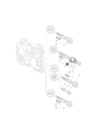 Massey Ferguson - Solenoid Side Plate - 3791412M1 - Farming Parts