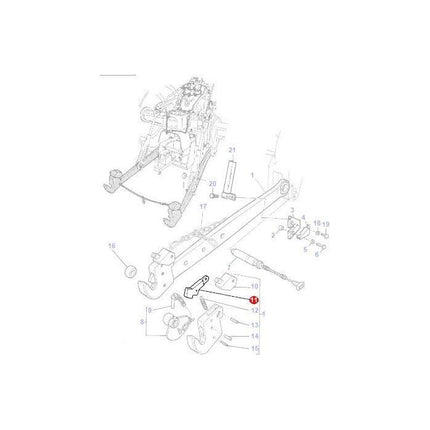 Massey Ferguson - Pawl - 3194583M1 - Farming Parts