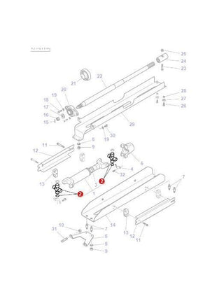 Massey Ferguson - Universal Joint - 3903646M1 - Farming Parts