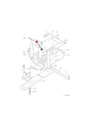 Massey Ferguson - Nut 3/4unf Lock - 376451X1 - Farming Parts