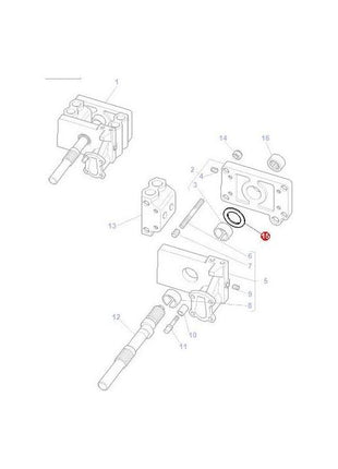 Massey Ferguson - Washer - 1664589M1 - Farming Parts