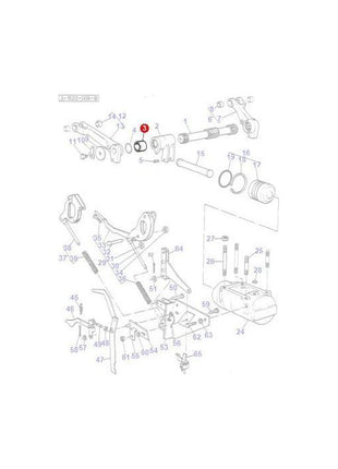 Massey Ferguson - Bush Cross Shaft - 1870934M1 - Farming Parts