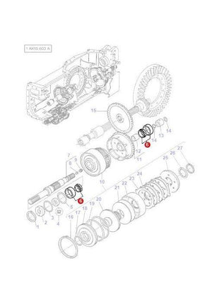 Massey Ferguson - Bearing - 339481X1 - Farming Parts