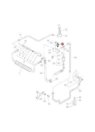 Massey Ferguson - Pressure Switch - 1693367M1 - Farming Parts