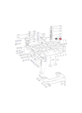 Massey Ferguson - Nut Cylinder Head/Conrod - 1476245X1 - Farming Parts