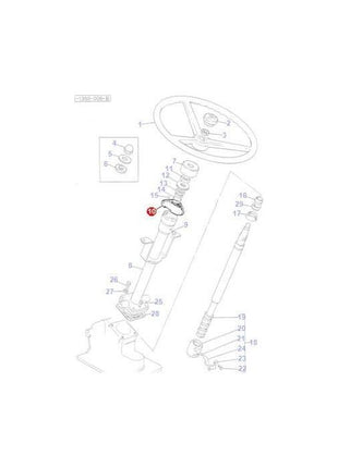 Massey Ferguson - Rubber Grommet - 1863359M1 - Farming Parts