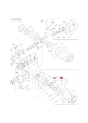 Massey Ferguson - Washer Differential - 3387281M1 - Farming Parts