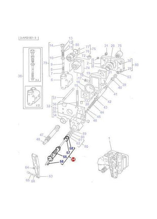 Massey Ferguson - Control Valve - 1681789M91 - Farming Parts