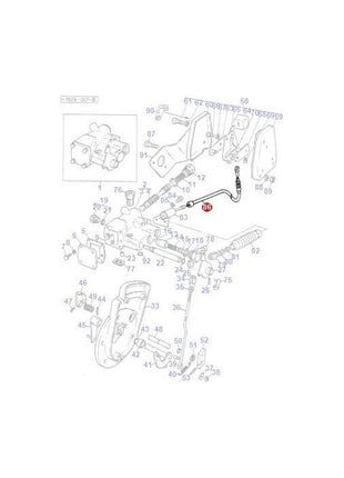 Massey Ferguson - Control Cable - 1679874M93 - Farming Parts