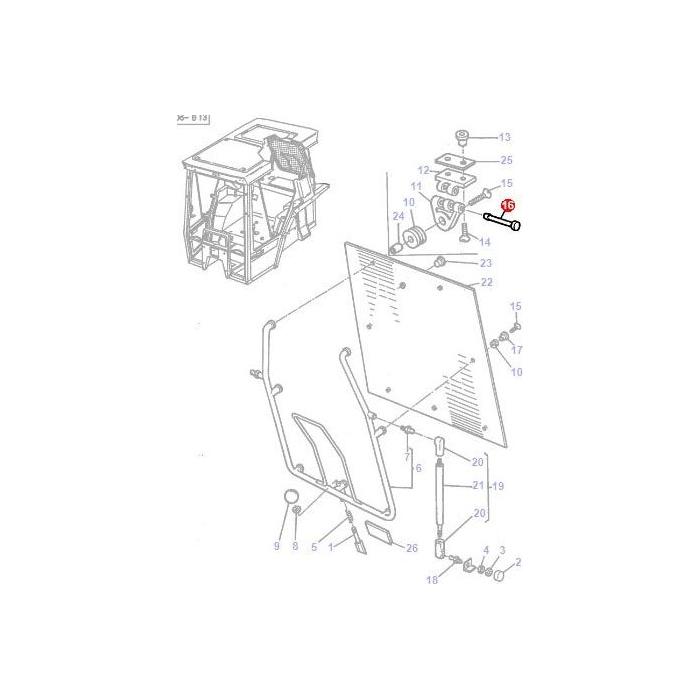 Massey Ferguson - Clevis Pin - 3385322M1 - Farming Parts