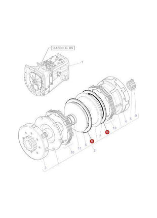 Massey Ferguson - Spring Plate - 3699580M1 - Farming Parts