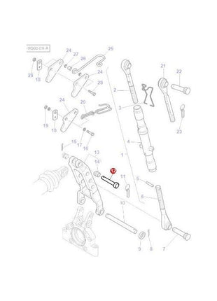 Massey Ferguson - Pin Top Link - 3582662M1 - Farming Parts