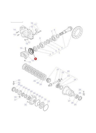 Massey Ferguson - Seal Differential - 3785540M1 - F339300020060 - Farming Parts