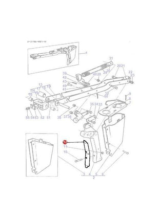 Massey Ferguson - Point Coulter - 877092M1 - Farming Parts