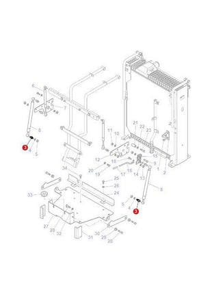 Massey Ferguson - Toggle - 4297403M1 - Farming Parts