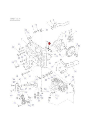 Massey Ferguson - O Ring Pump Cover - 70923558 - Farming Parts