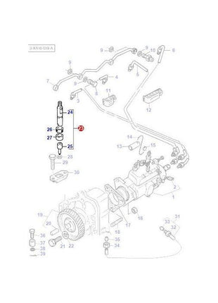 Massey Ferguson - Injector - 3637193M91 - Farming Parts