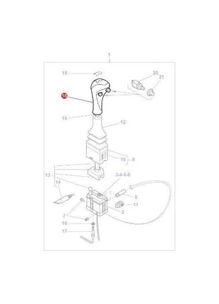 Massey Ferguson - Control Lever - AL5020377 - Farming Parts