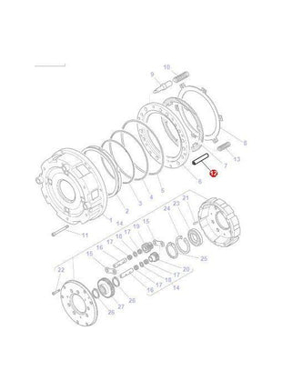 Massey Ferguson - Clevis Pin - 3793636M1 - Farming Parts