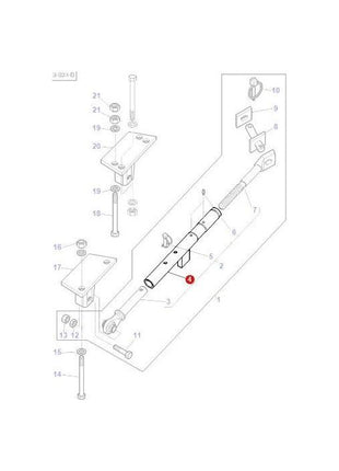 Massey Ferguson - Tube 440mm - 3818523M91 - Farming Parts