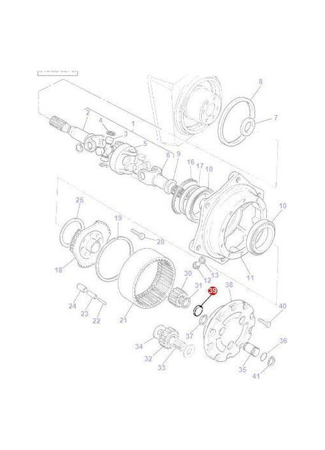 Massey Ferguson - Thrust Plate - 3426771M1 - Farming Parts