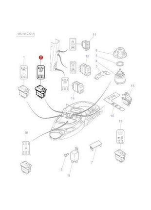 Massey Ferguson - Switch 4WD - 4293541M3 - Farming Parts