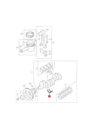 Massey Ferguson - Thrust Washer - 747129M1 - Farming Parts