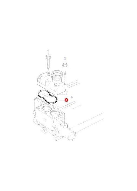 Massey Ferguson - O Ring Themostat Housing - 4222405M1 - Farming Parts