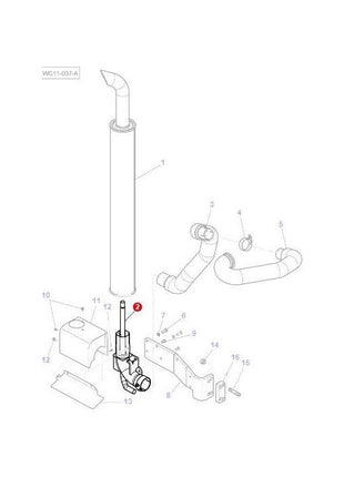 Massey Ferguson - Exhaust Elbow - 4287245M1 - Farming Parts