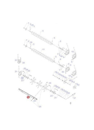 Massey Ferguson - Fan Blades - D28450213 - Farming Parts