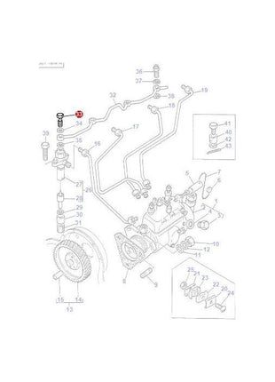 Massey Ferguson - Banjo Bolt - 731567M1 - Farming Parts