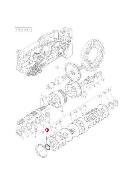 Massey Ferguson - O Ring - 3384523M1 - Farming Parts