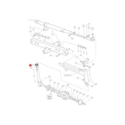 Massey Ferguson - Thrust Washer - 1696721M1 - Farming Parts
