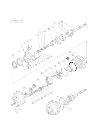 Massey Ferguson - O Ring Final Drive - 3785429M1 - Farming Parts