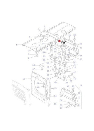 Massey Ferguson - Bracket - 1694914M3 - Farming Parts