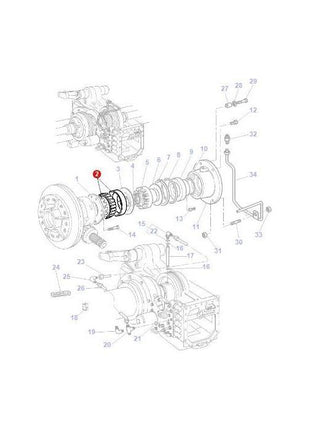 Massey Ferguson - Bearing Assy - 1850909M91 - Farming Parts