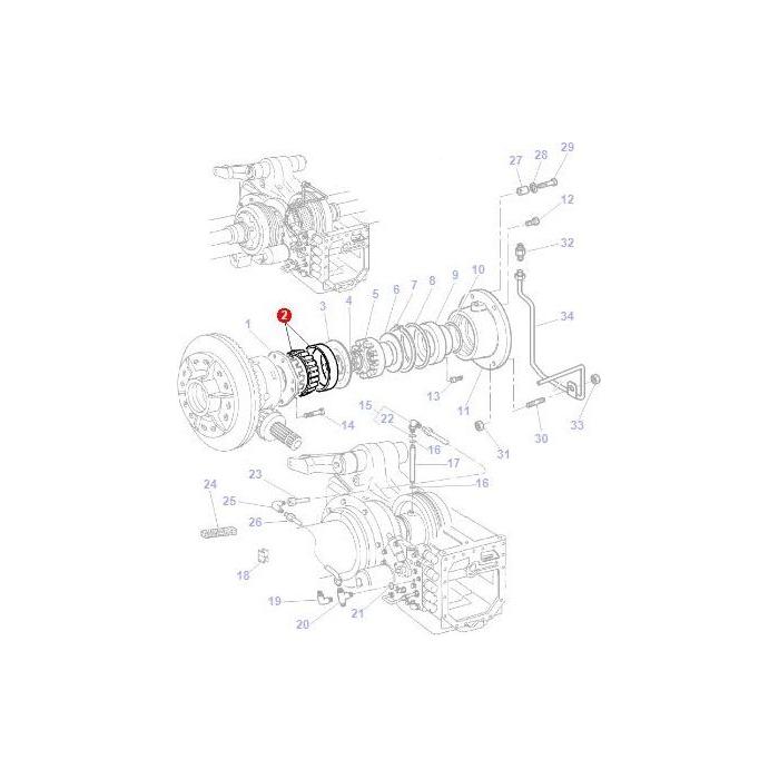 Massey Ferguson - Bearing Assy - 1850909M91 - Farming Parts