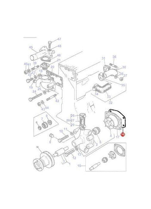 Massey Ferguson - Backplate - 3637335M1 - Farming Parts