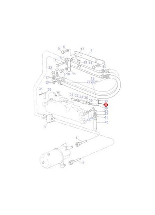 Massey Ferguson - Pin - 183080M1 - Farming Parts