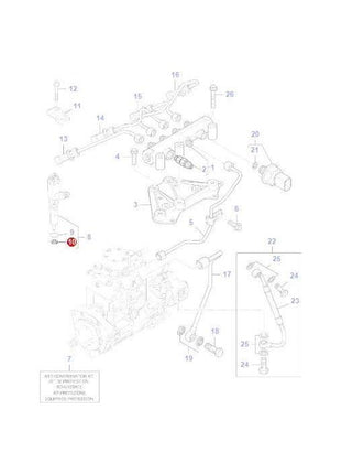 Massey Ferguson - Injector Washer - 4226257M1 - Farming Parts