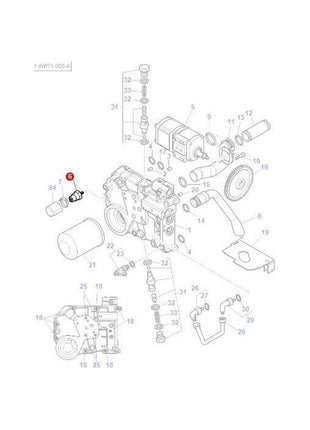 Massey Ferguson - Pressure Switch - 4305135M2 - Farming Parts